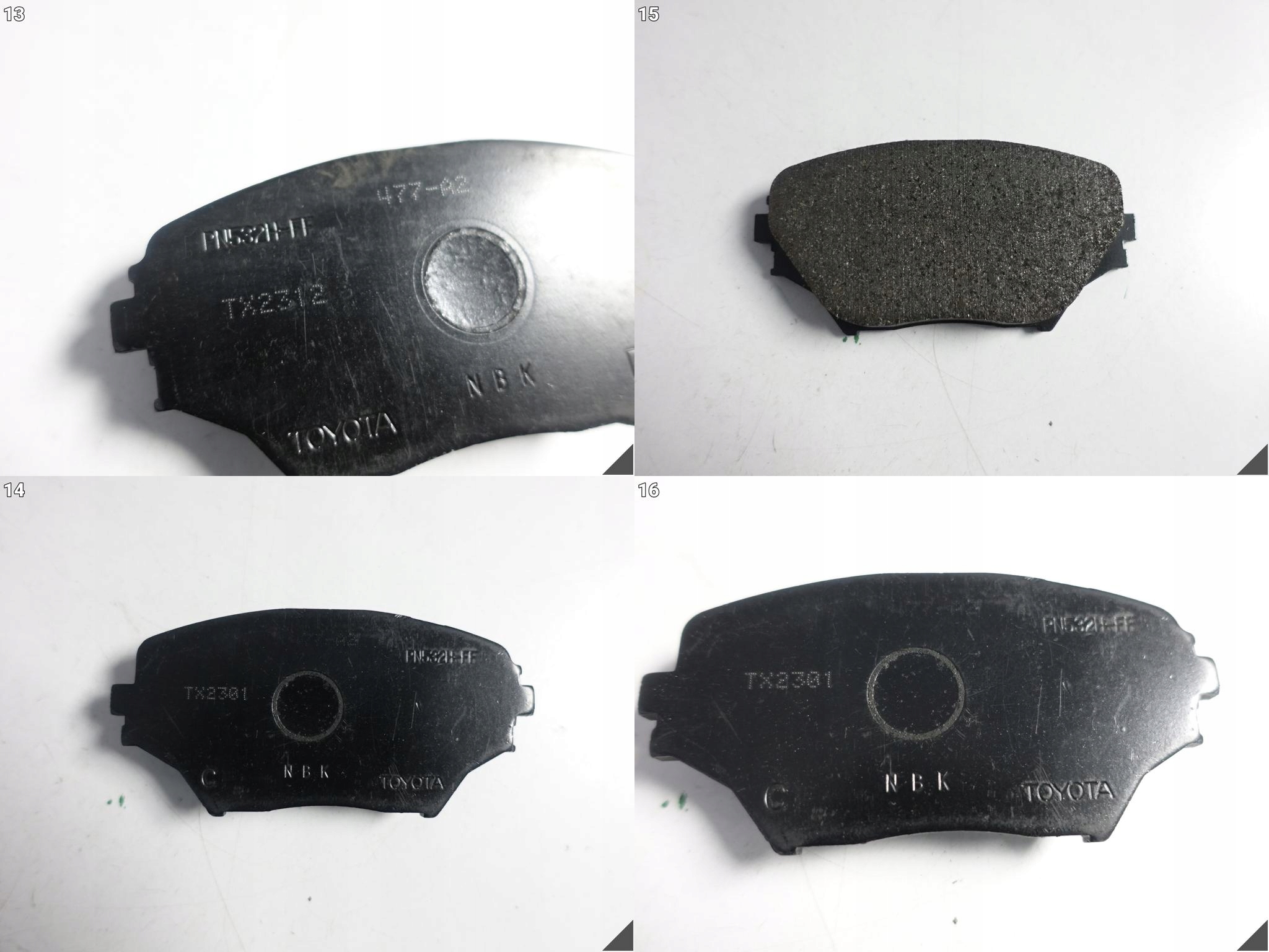 TOYOTA RAV4 II 00-05 plates front KOMPLET OE 04465-42110