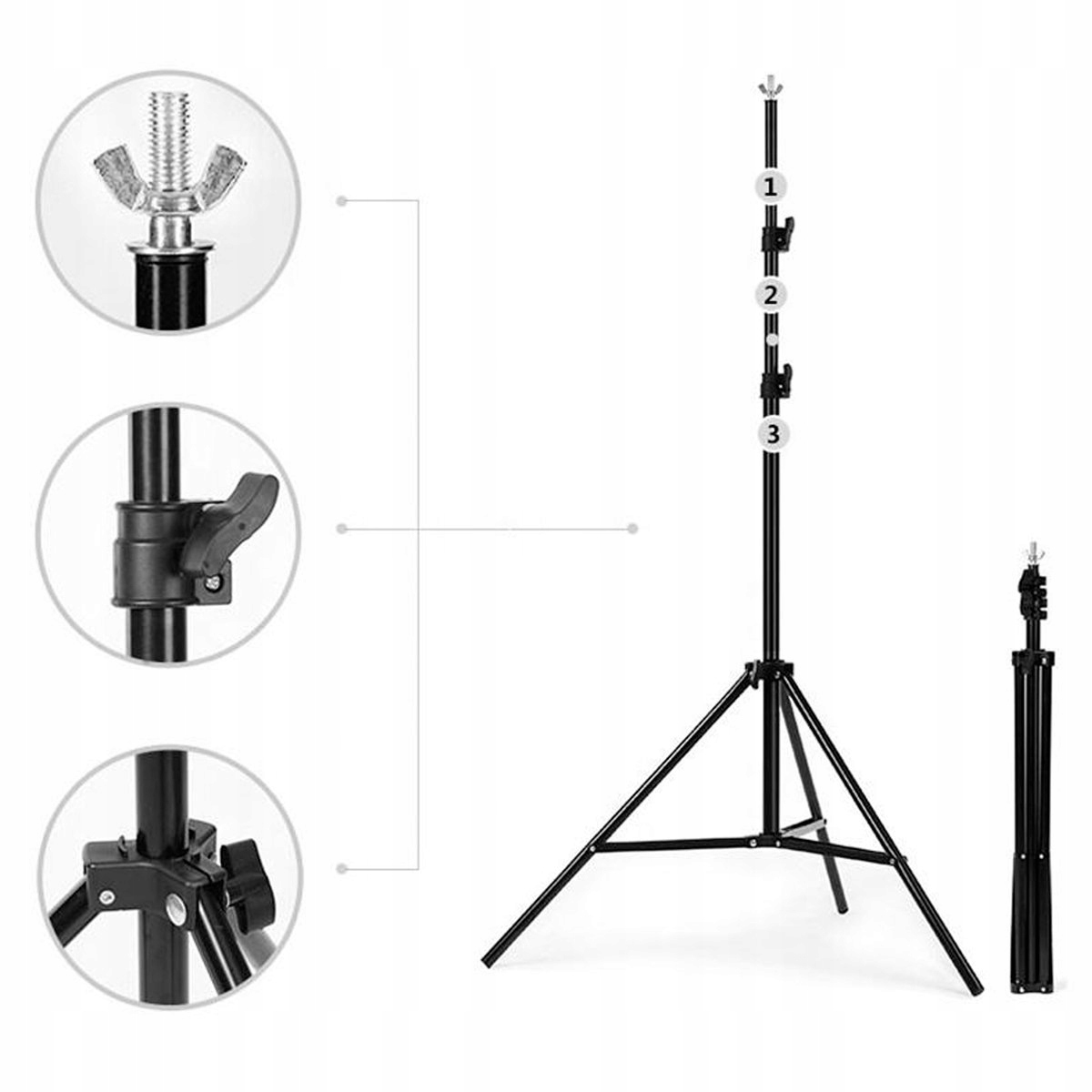 Statyw do Tła Fotograficznego Mocny do 8kg 2,8x3m TORBA GRATISY Producent Refutuna