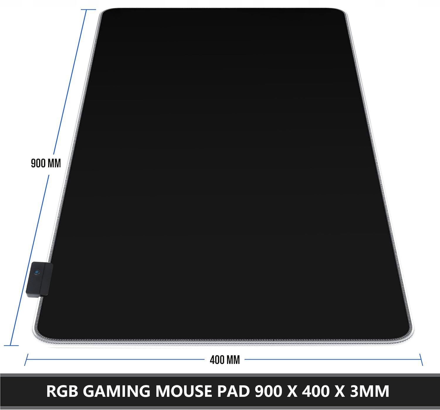 RGB Gaming Pad 900x400mm XXL 14 LED Wodoodporna Podkładka
