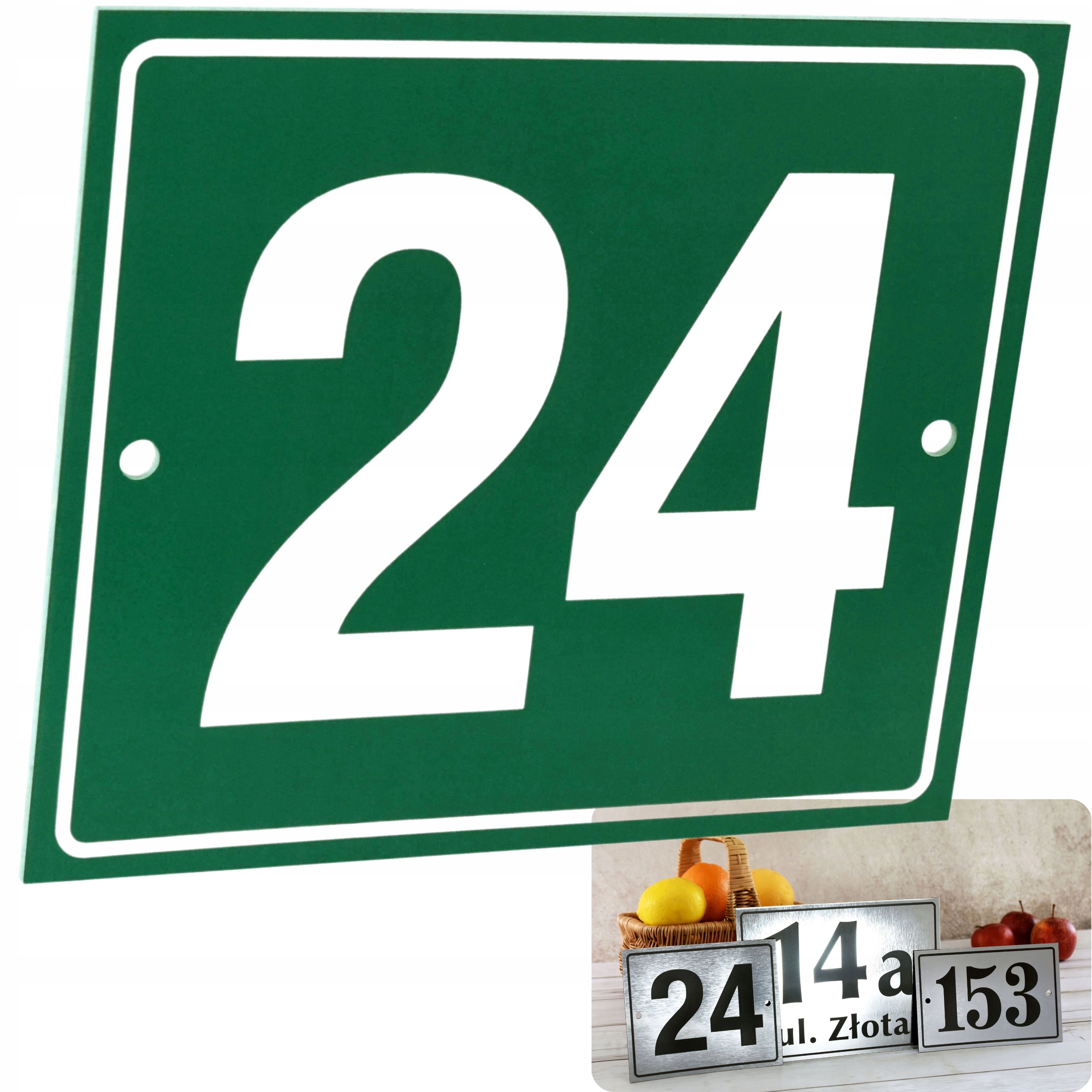 TABLICA ADRESOWA NUMER DOMU TABLICZKA LAMINAT NA DOM 12x14 CM GRAWER