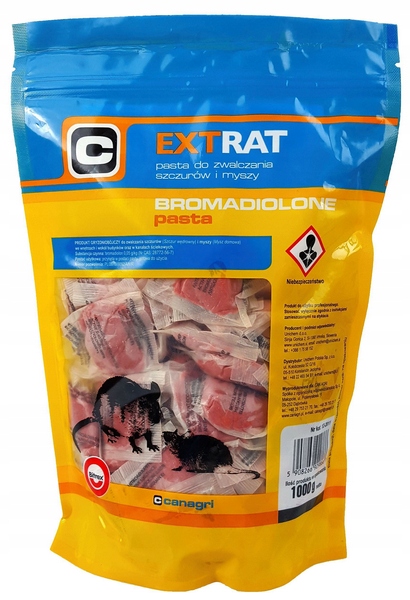 

Trutka Na Myszy I Szczury Pasta Extra Czerwona 1KG