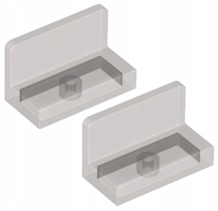 

Lego Panel 1x2x1 Trans Czarny (4865/6246893) x2