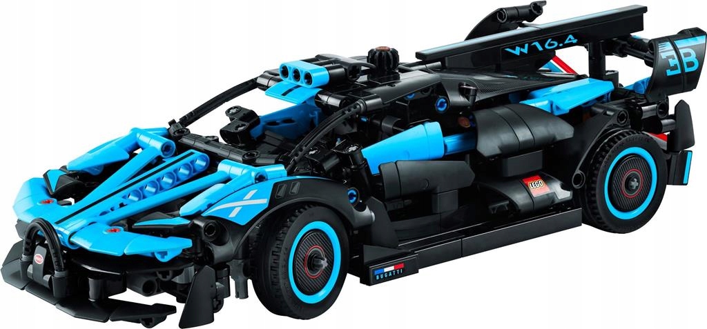KLOCKI LEGO | TECHNIC 42162 BUGATTI BOLIDE AGILE BLUE NA DZIEN OJCA + TORBA Numer produktu 42162