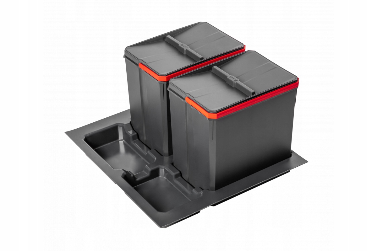 Levně Příslušenství Na Odpadky Axispace Pro Příslušenství 600mm 2x15L hlava 500mm