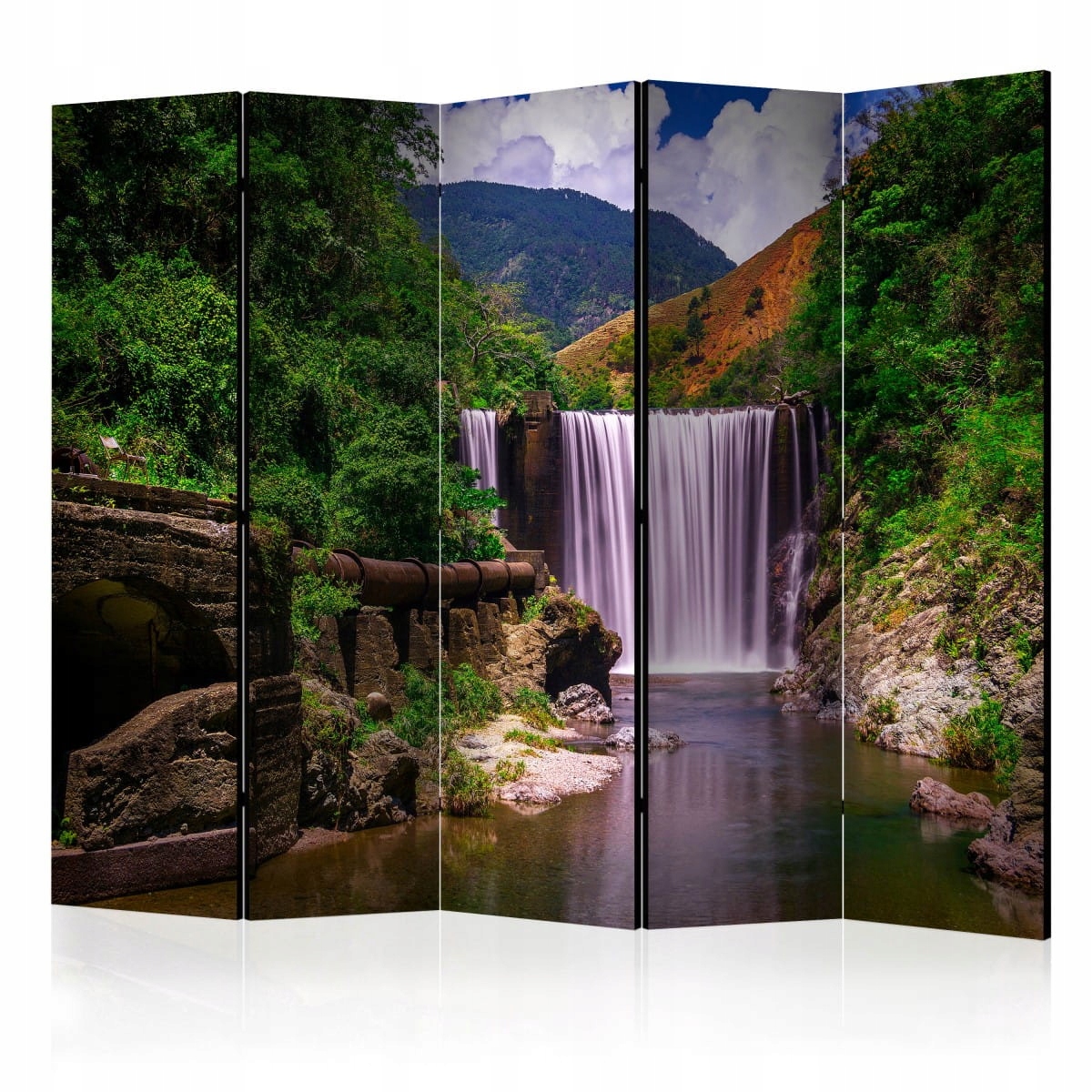 Parawan 5-częściowy - Reggae Falls II