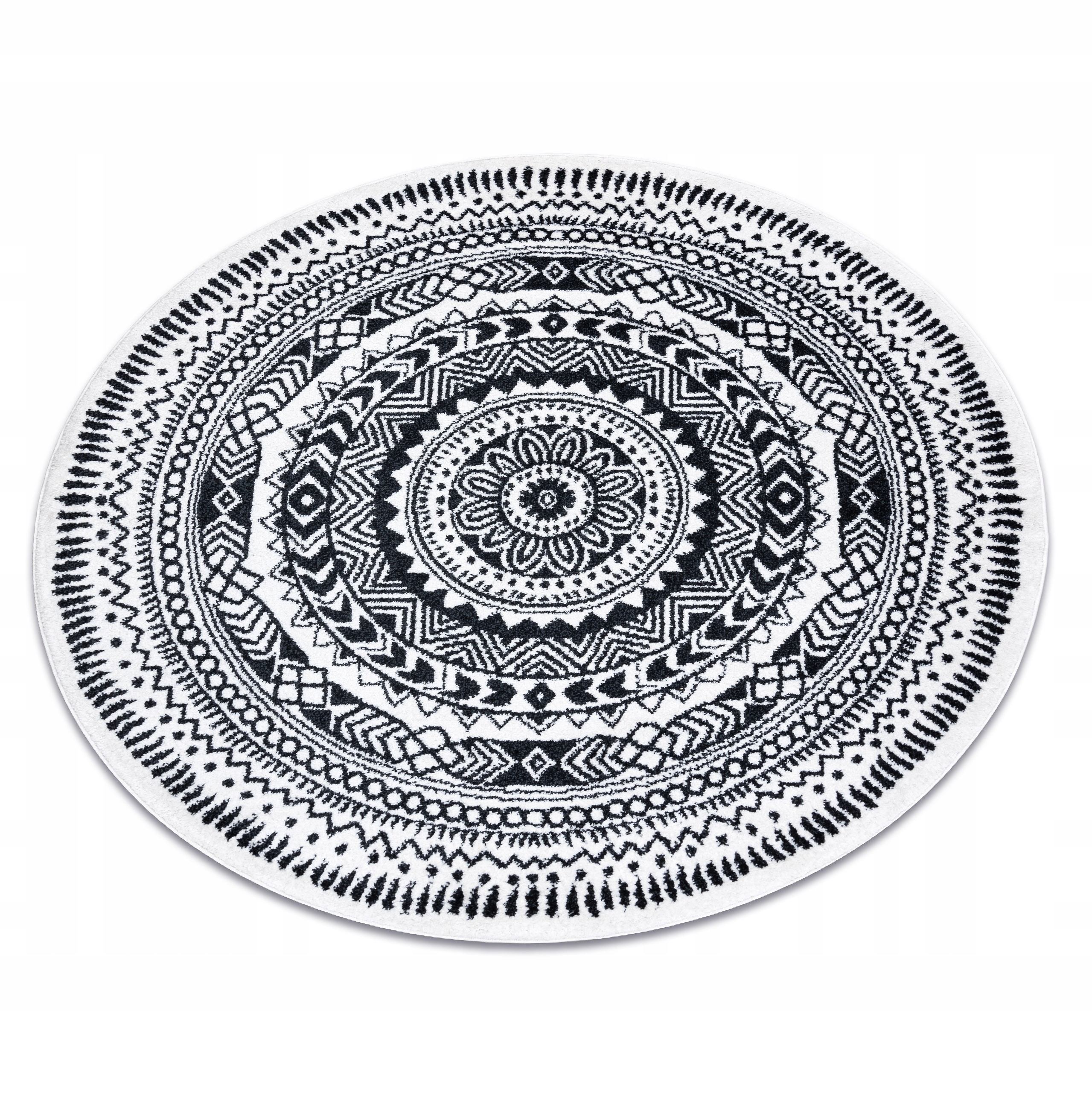 

Dywan Fun koło 100 cm Rozeta Serweta krem #O358