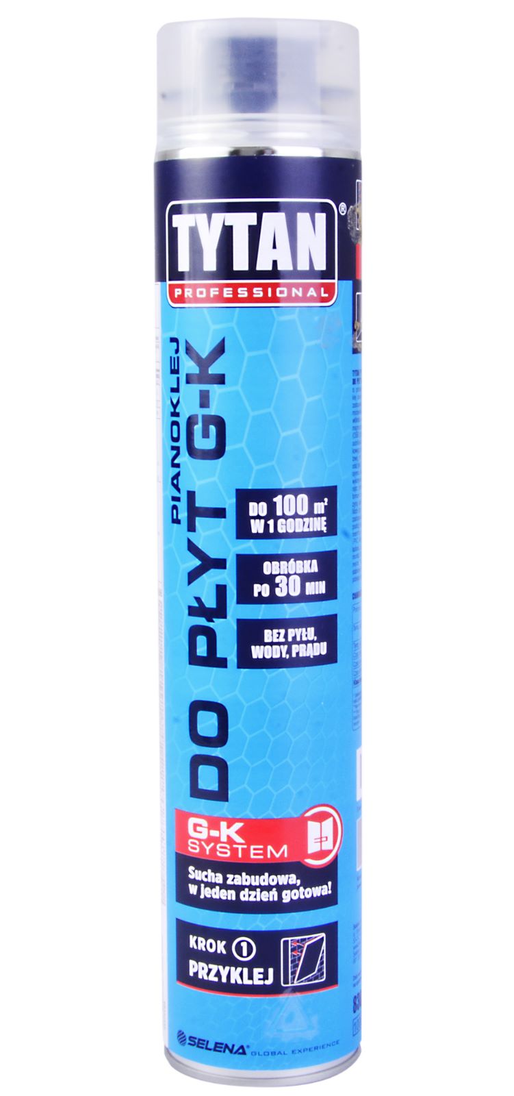 PIANOKLEJ DO PŁYT GIPSOWYCH G/K 830ML TYTAN Stan opakowania oryginalne