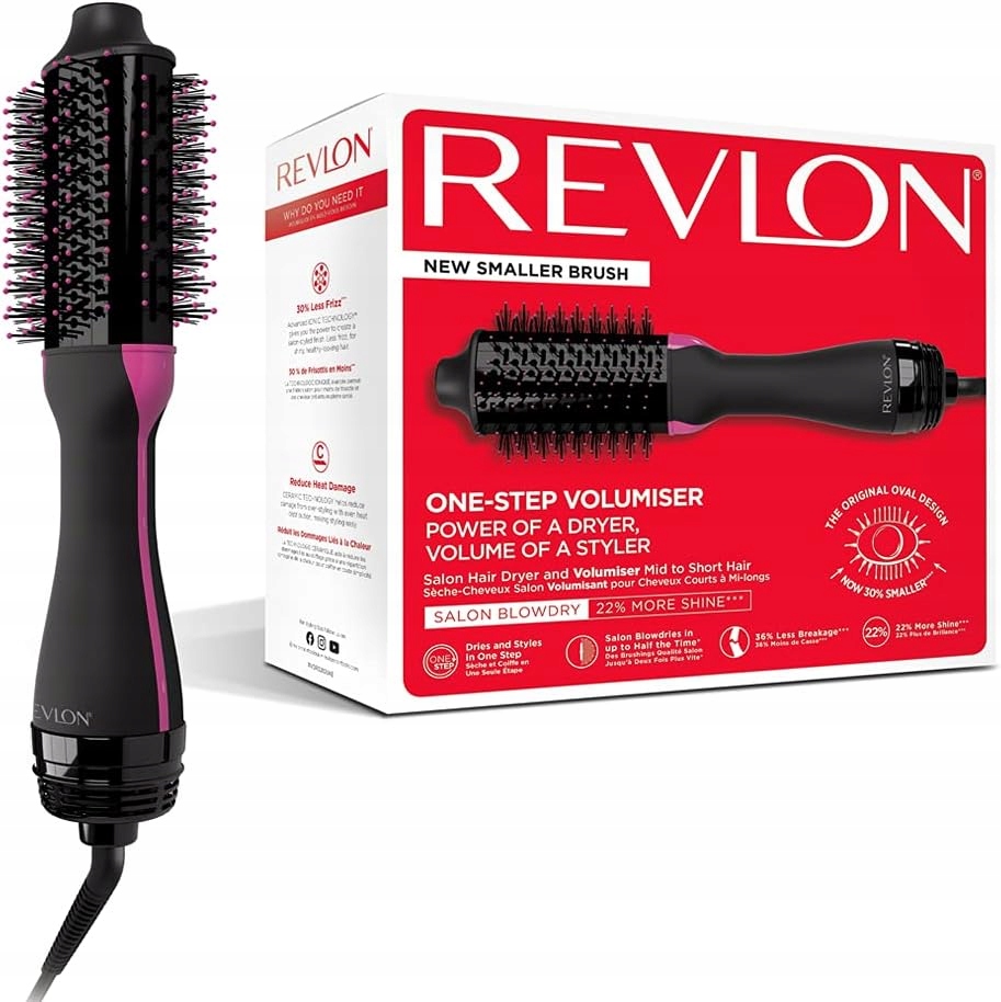 Kulmofén Kartáč na vlasy iontový Revlon One-Step Volumiser