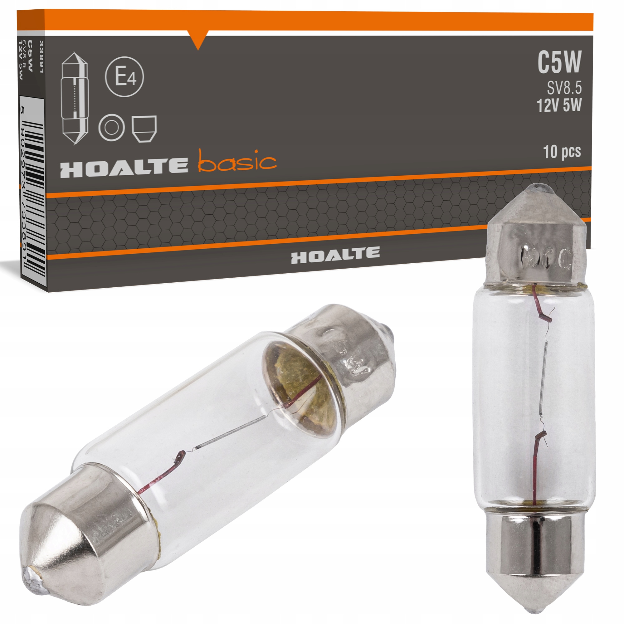 

Żarówki Hoalte C5W 12V 36MM SV8.5 Rurkowe x10 Szt.