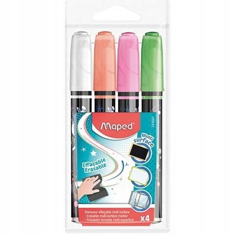 Maped Marker kredowy 4 kolory zestaw