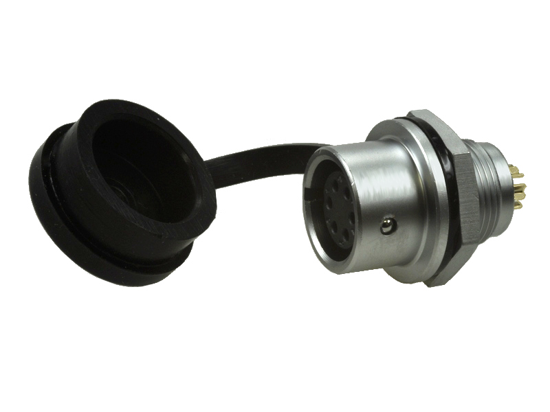 

Gniazdo 6 pin 12mm IP67 5A 125V