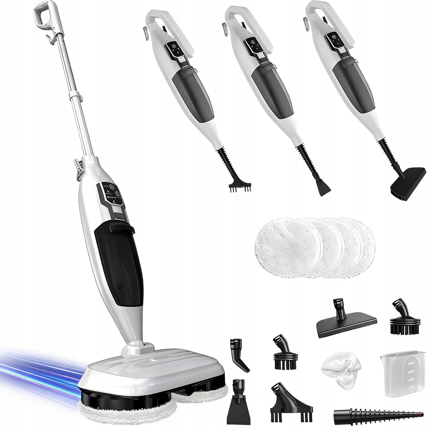 Myjka Parowa Parownica Mop Steamer Parowy 1300W Elem. Do Prania