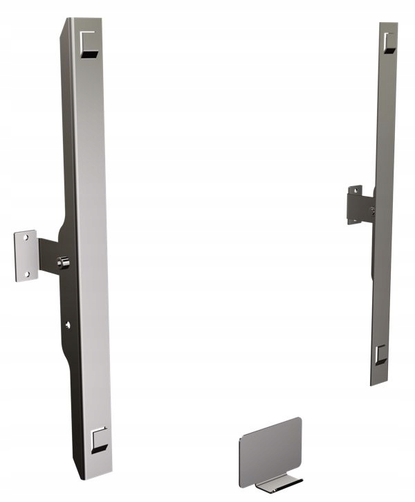 Držáky pro výklopné zrcadlo bez rámu, chrom