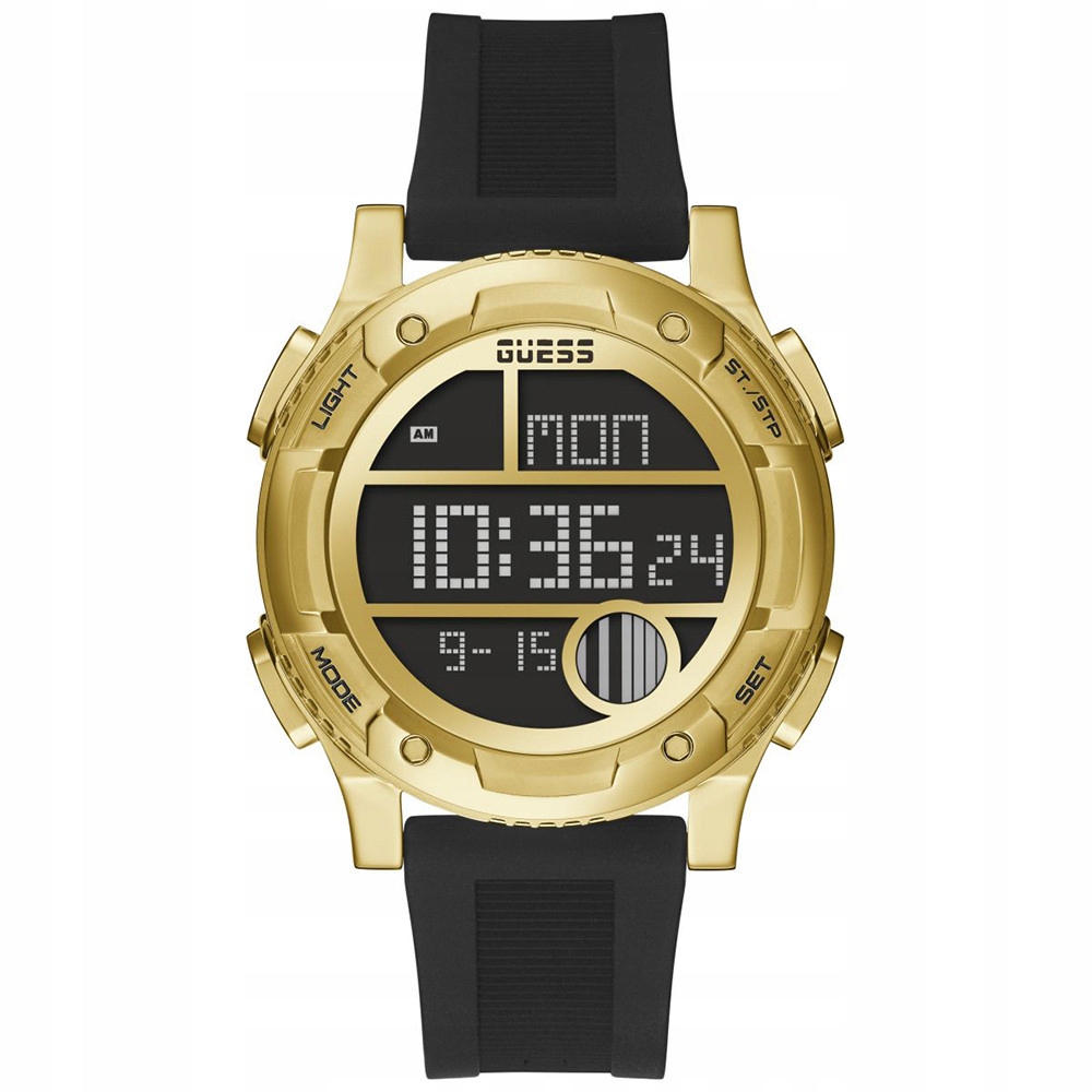 Pánské Hodinky Guess GW0272G2 s černým řemínkem