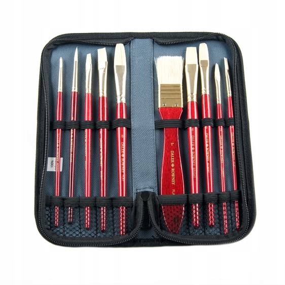 Sada štětců na olejové barvy Daler Rowney 10 ks