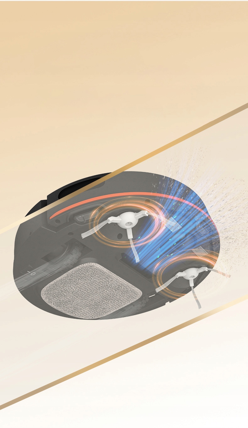 TAKARÍTÓ ROBOT MULTIFUNKCIÓS HEPA PORSZÍVÓ 3AZ1BEN AUTOMATIKUS TÖLTÉS Töltési idő 330 perc