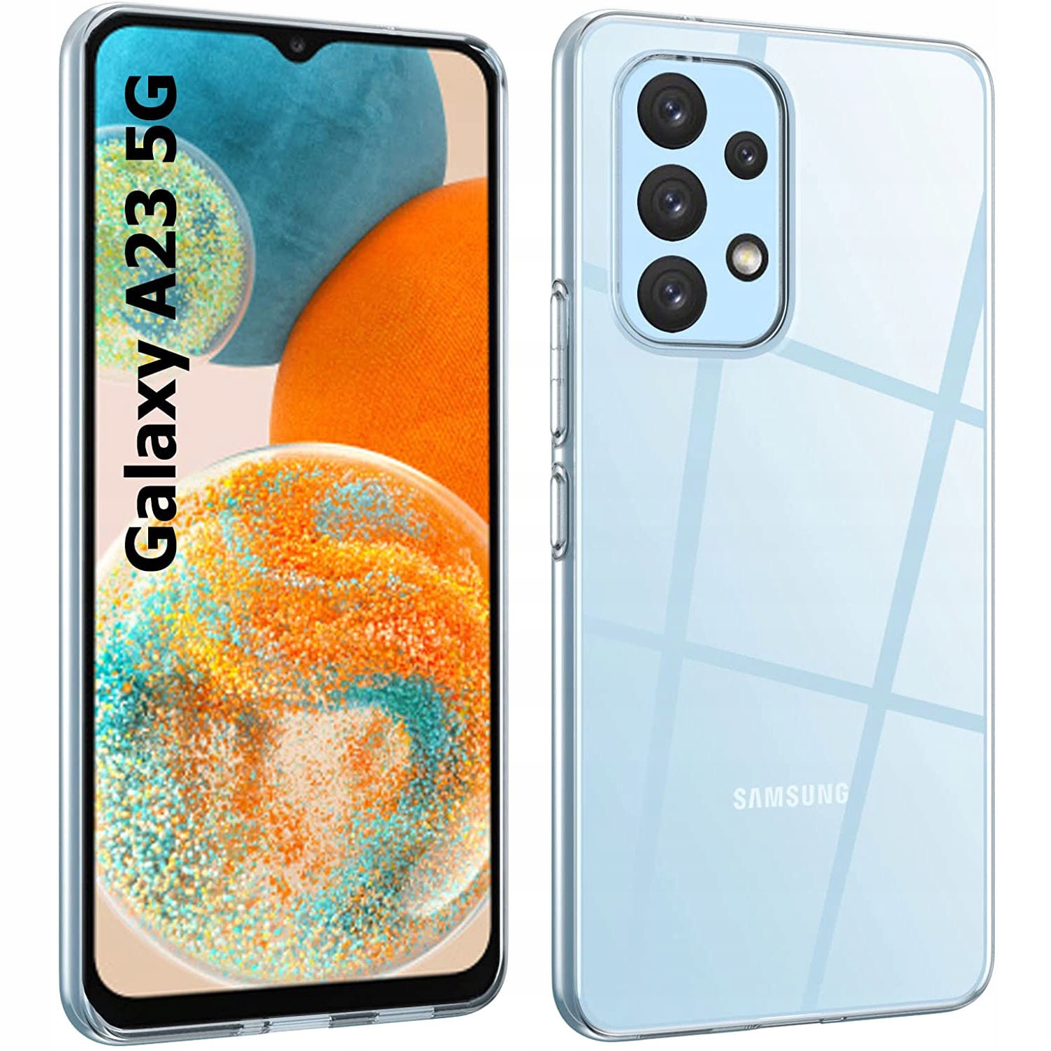 

Etui na Samsung Galaxy A23 5G Przezroczyste+szkło