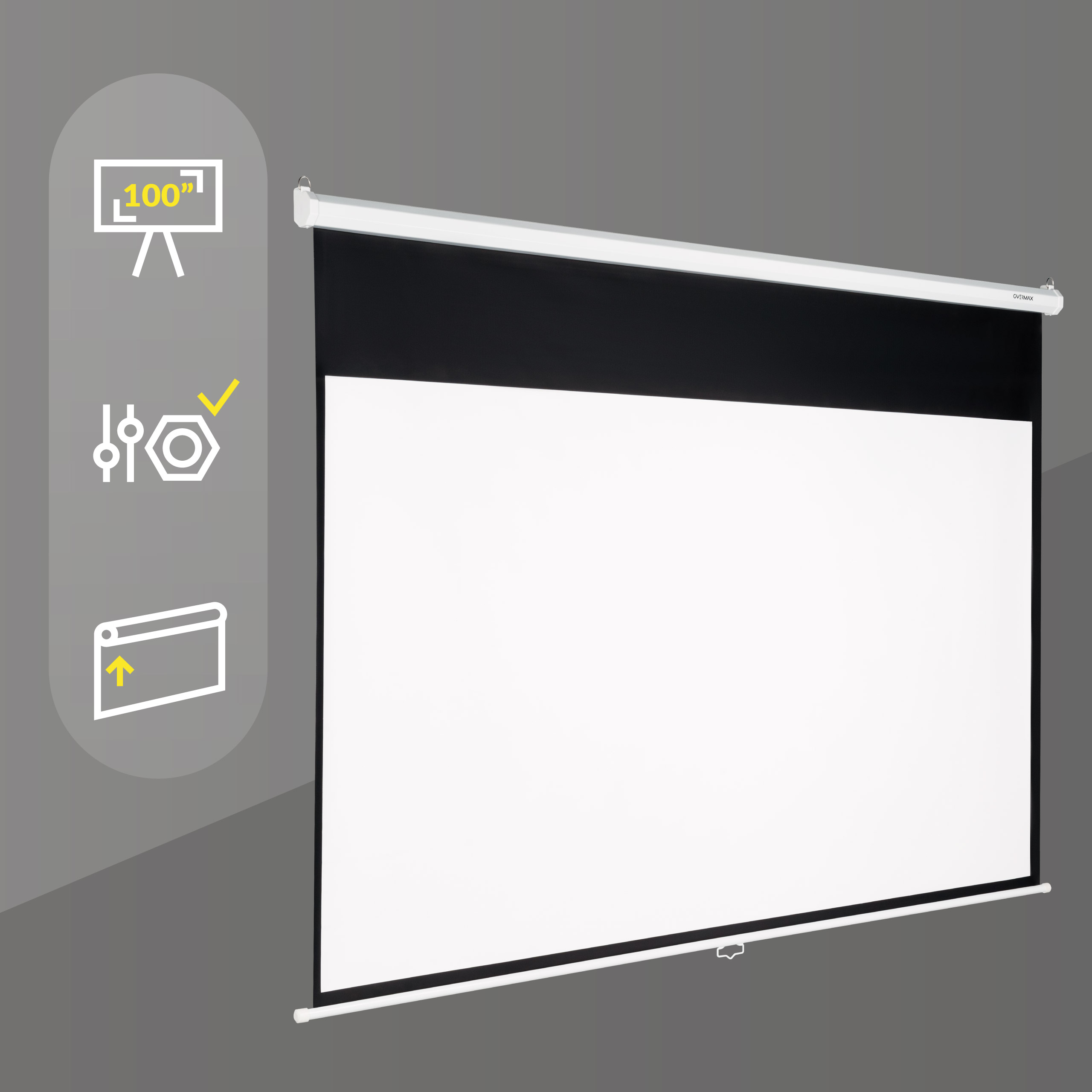 PRZENOŚNY RZUTNIK PROJEKTOR FULL HD 4K Android 9.0 + EKRAN PROJEKCYJNY 100 Stan opakowania oryginalne