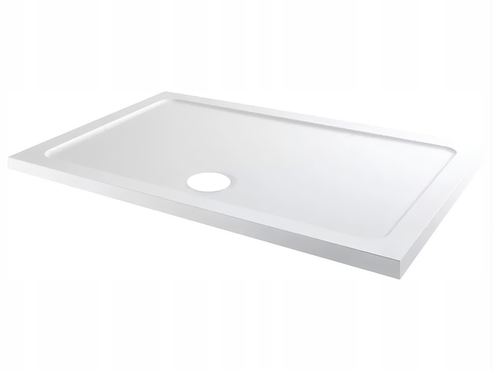 Nowoczesny brodzik Resinlite 120x80cm Prostokątny Niskoprofilowy 45mm
