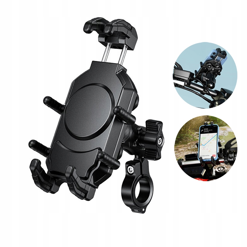 Držák Na Motocykl Na Telefon, Skútr, Motorka, Kovové Upevnění, Stabilní