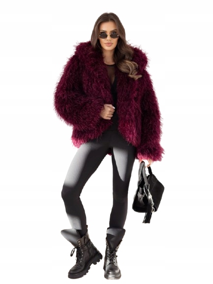 krátký eko kabátek kožíšek By O La La 36 S