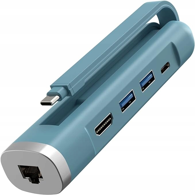 Usb-c Hub 5V1 Elexlinco Přenos Usb-a 5 Gb/s Pd 100W Hdmi 4KETHERNET