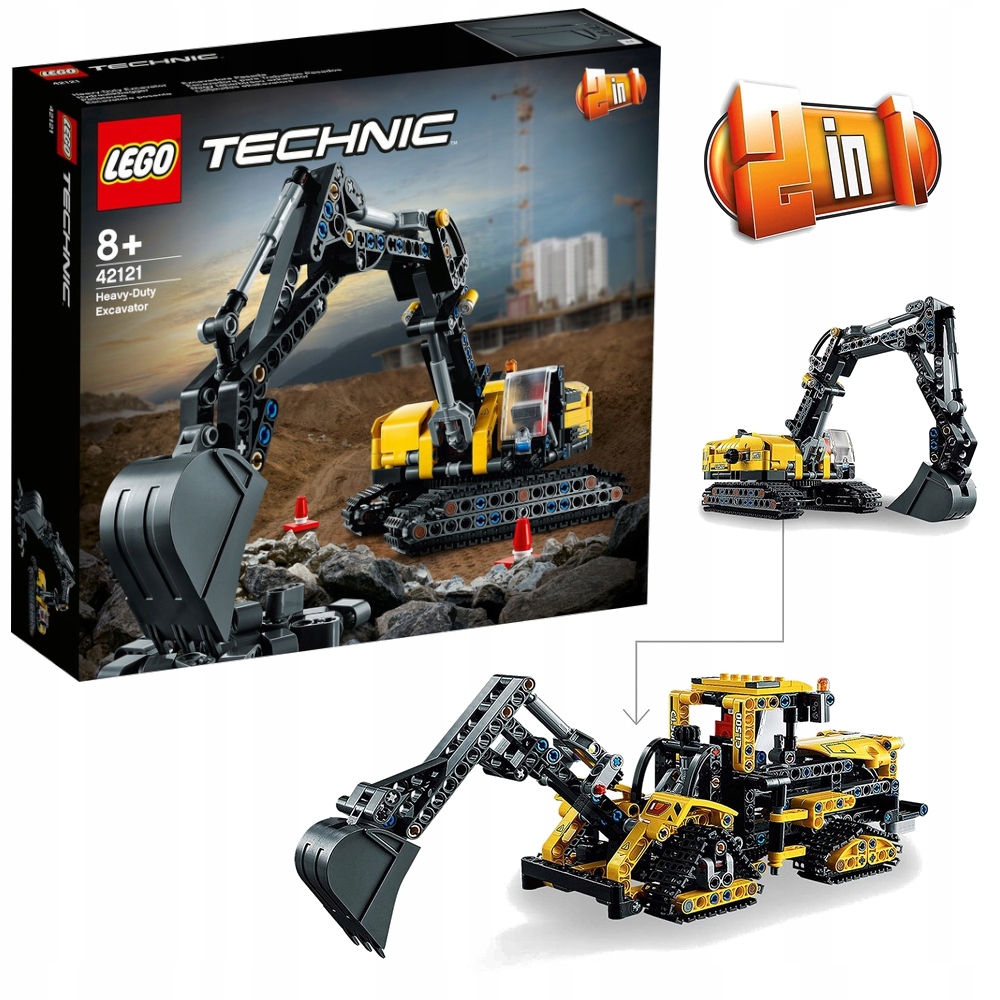 Lego Technic 42121 Robustní bagr
