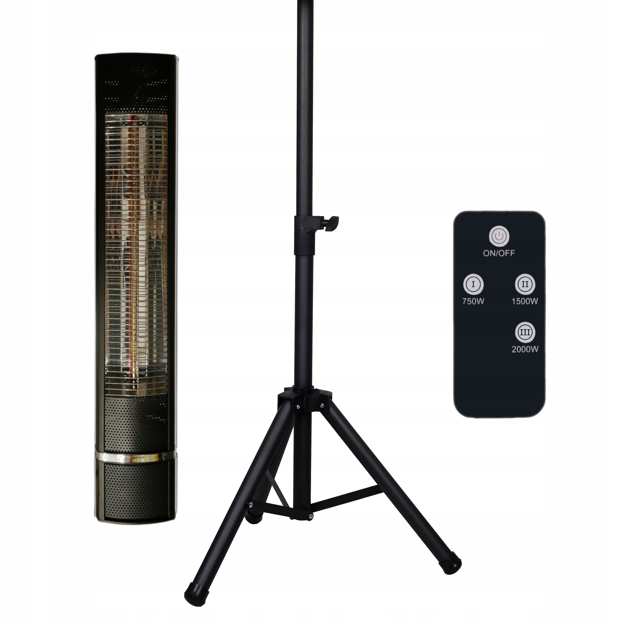 Promiennik podczerwieni pilot 2000W Smart Sun +statyw garaż magazyn mobilny Kod producenta NV-IR-S-301CG-C