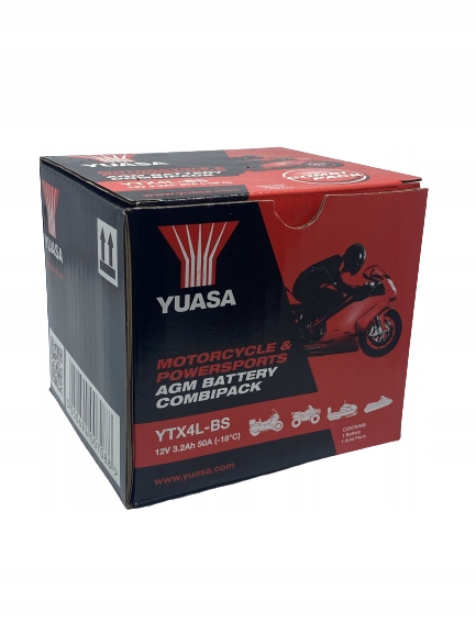 

Akumulator Yuasa YTX4L-BS 12V 3.2Ah Oryginał Box