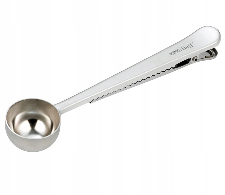 MIARKA ŁYŻECZKA DO KAWY Z KLIPSEM STALOWA JAKOŚĆ