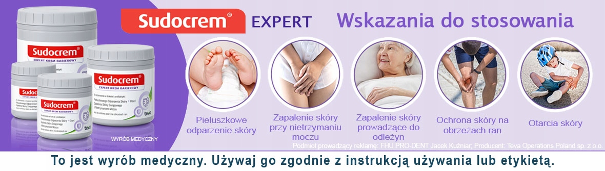 Sudocrem Expert krem na odparzenia skóry 60g Kod producenta 9958X12