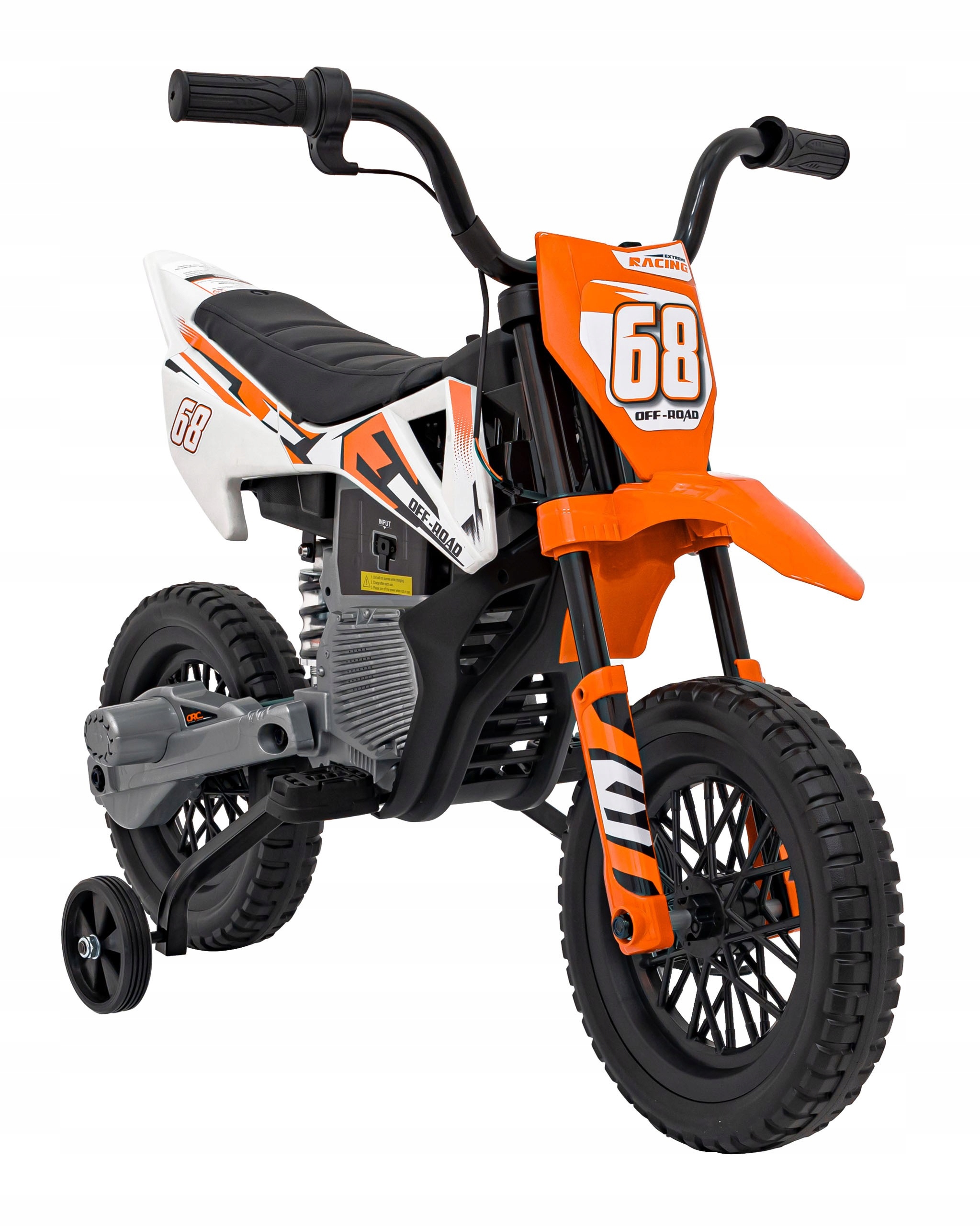 motorek dla dzieci Pantone 361C na akumulator Motor Cross solidny i duży
