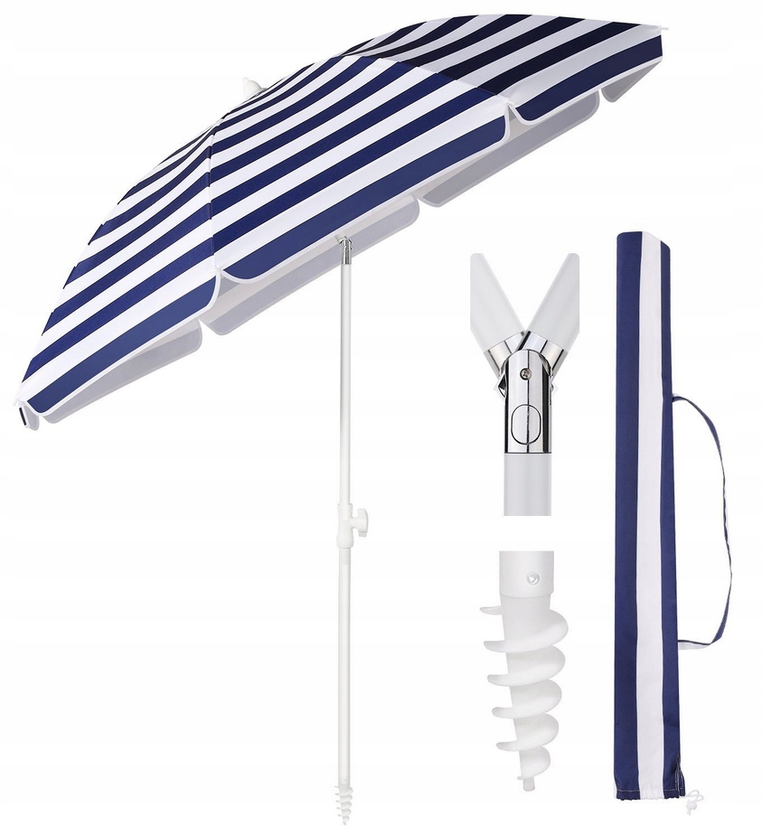 Parasol Ogrodowy Plażowy Pokrowiec Sekey 180CM Sekey UPF50+ Regulowany