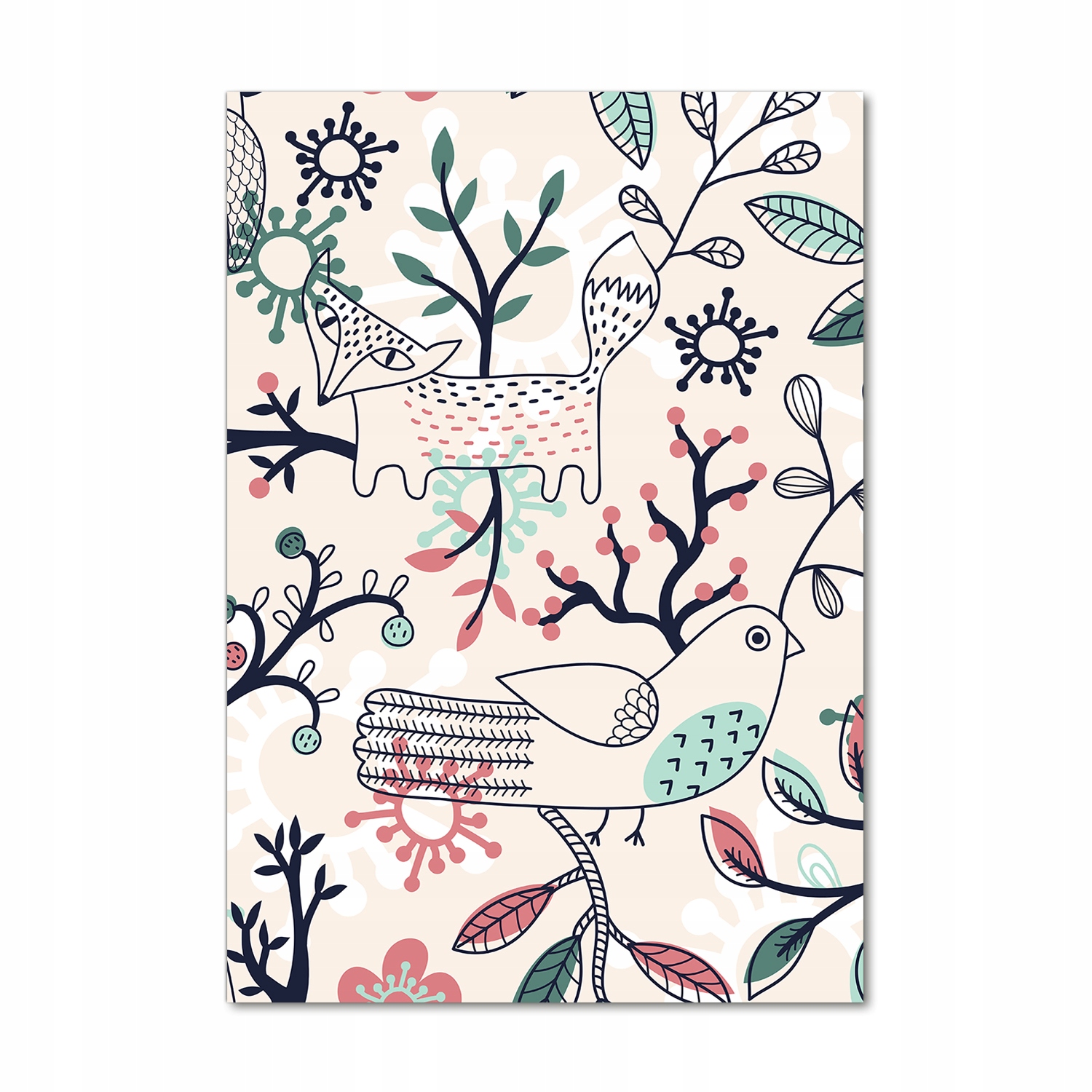 

Foto obraz akrylowy Zwierzęta i kwiaty 70x100 cm