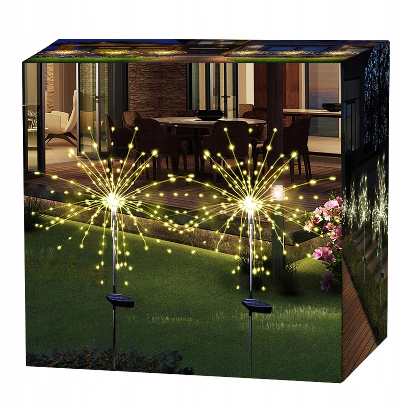 2x LAMPA SOLARNA OZDOBA OGRODOWA DRZEWKO DMUCHAWCE 150 LED