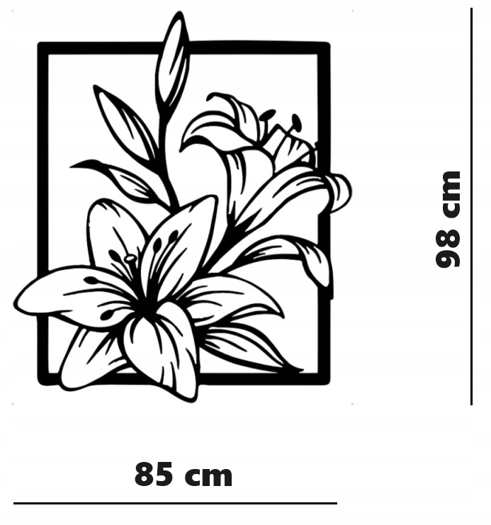 Obraz AŻUROWY Obrazy do salonu dekoracje scienne tryptyk Panele 3D 98cm EAN (GTIN) 5905178311581