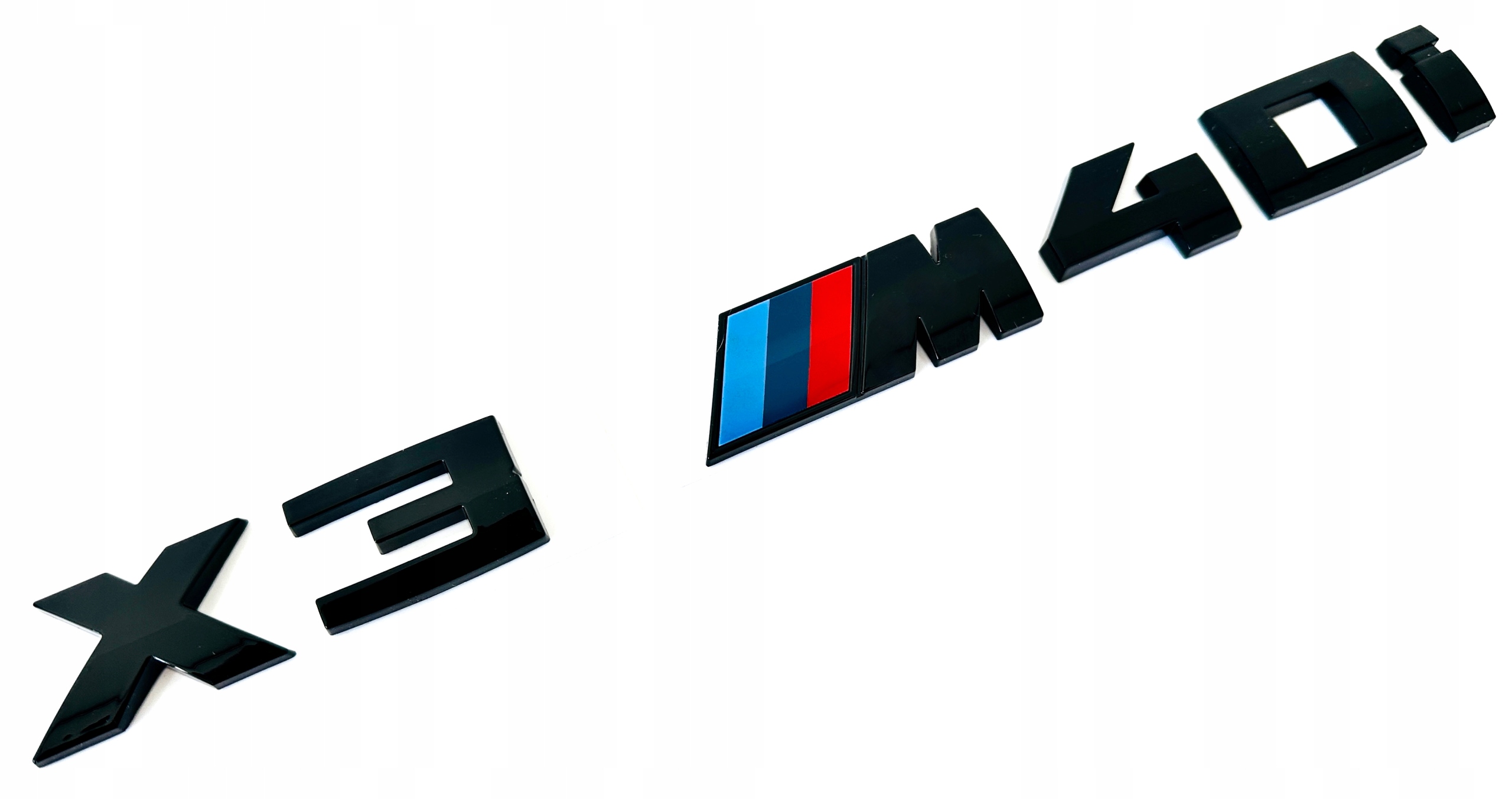 Bmw X3 M40i X3 M 40i Performance emblém logo znak nápis čierny