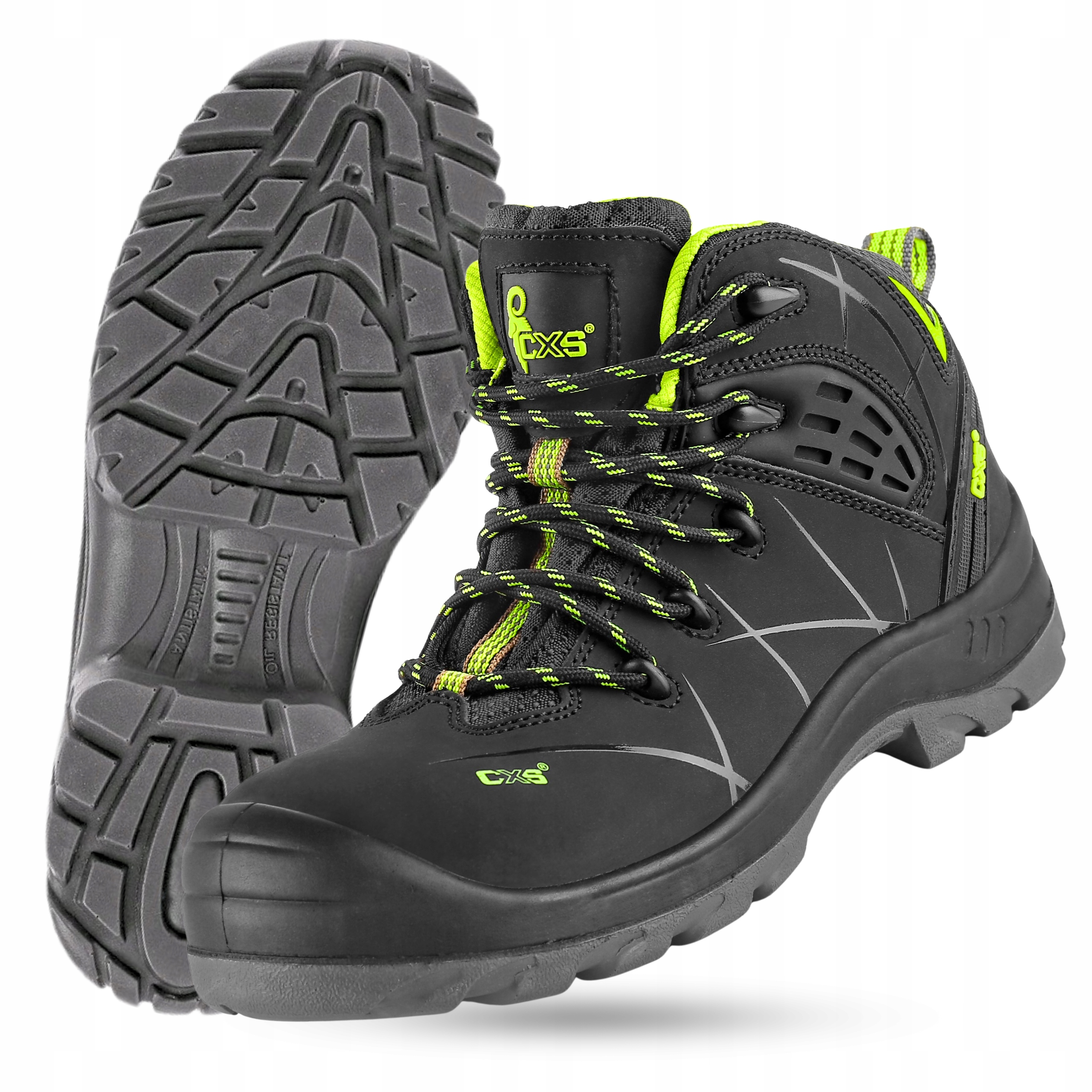 Buty Robocze Trzewiki Męskie Wysokie Nieprzemakalne Cxs Meteor S3 Roz. 42