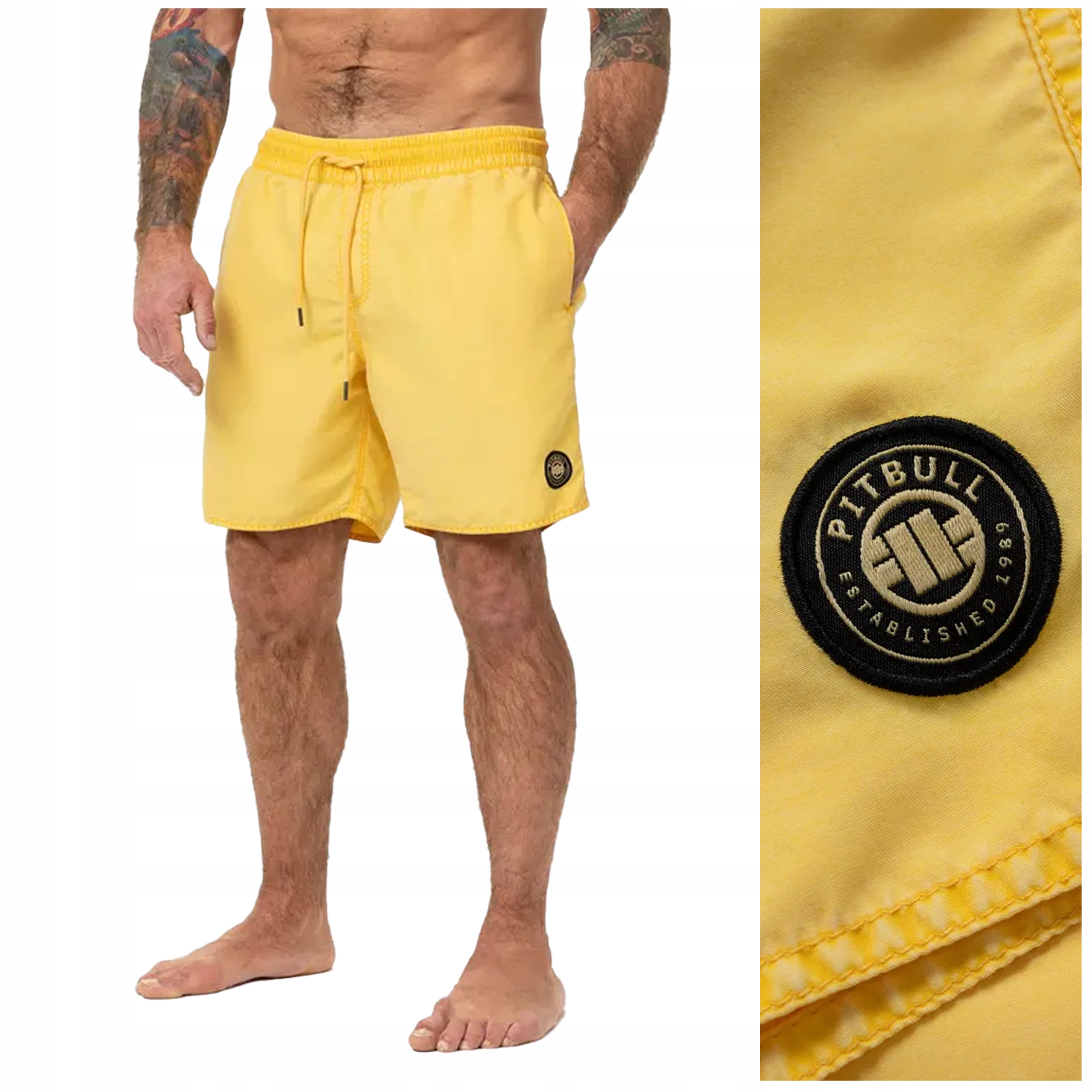 Pánské koupací šortky, kraťasy Pit Bull "balfour" vel. XXL žluté