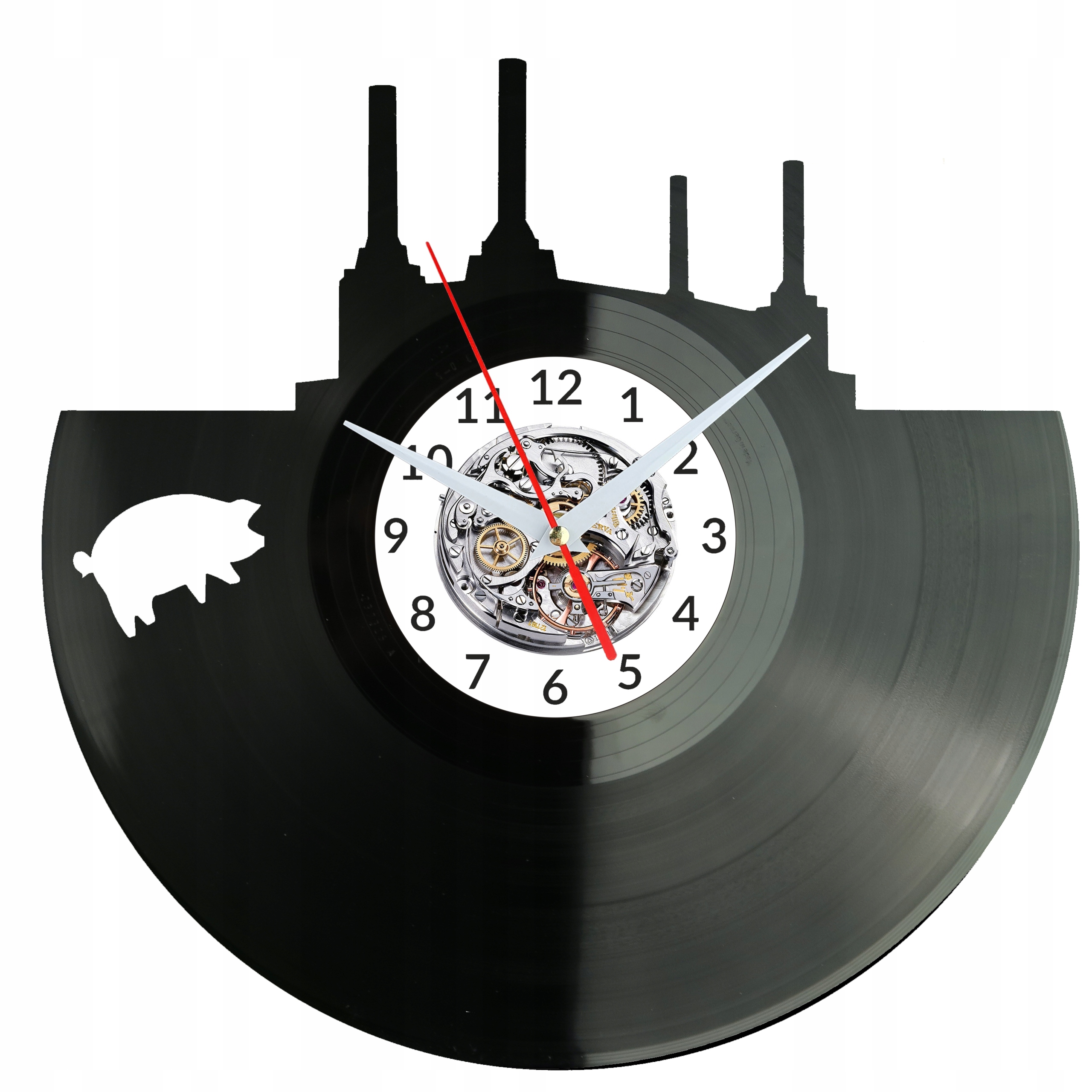 Pink Floyd Vinyl Nástěnné hodiny Dárek Památka pro fanouška Vinylové desky