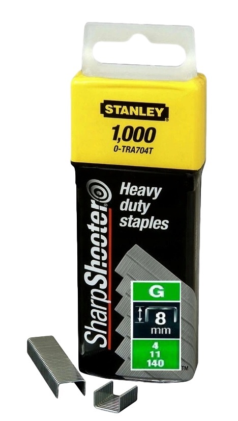 

Zszywki Typ G 8mm Stanley 1000 Sztuk 1-TRA705T