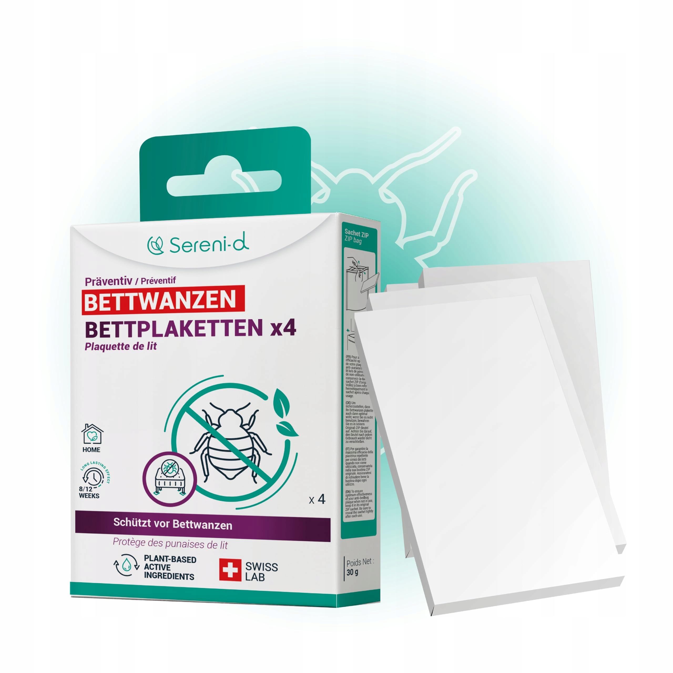 Levně Tabletky Sereni-d Swiss Lab chrání před štěnicemi x2