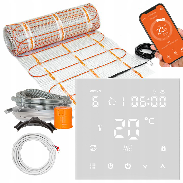 ZESTAW TV5/TVT45 Mata grzejna grzewcza 7 m2 ECO