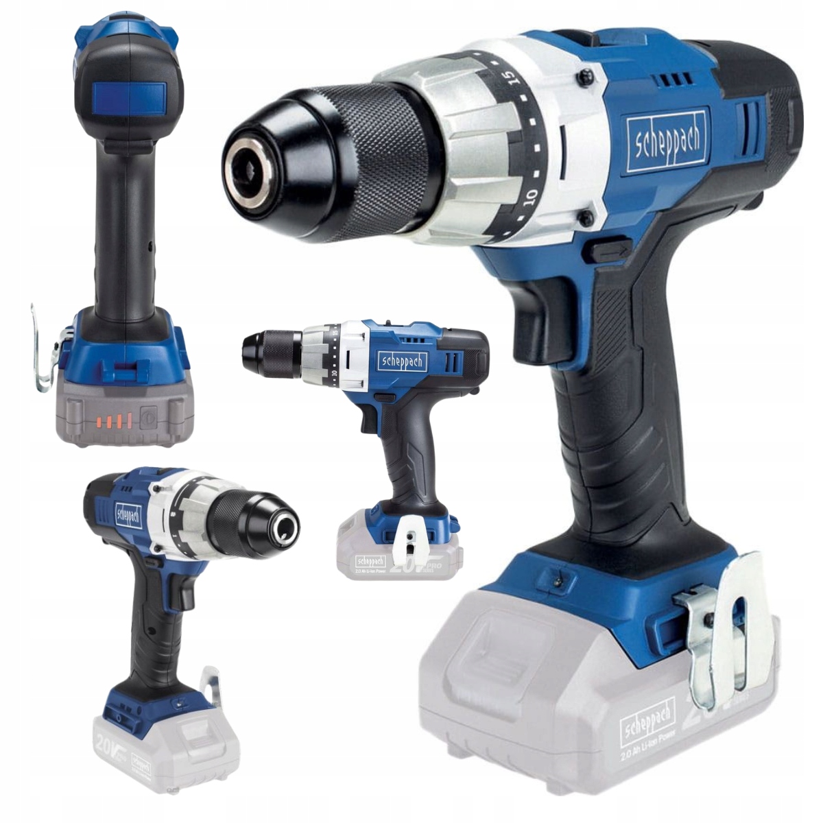 Aku vrtačka Scheppach CDD45-20ProS 20V