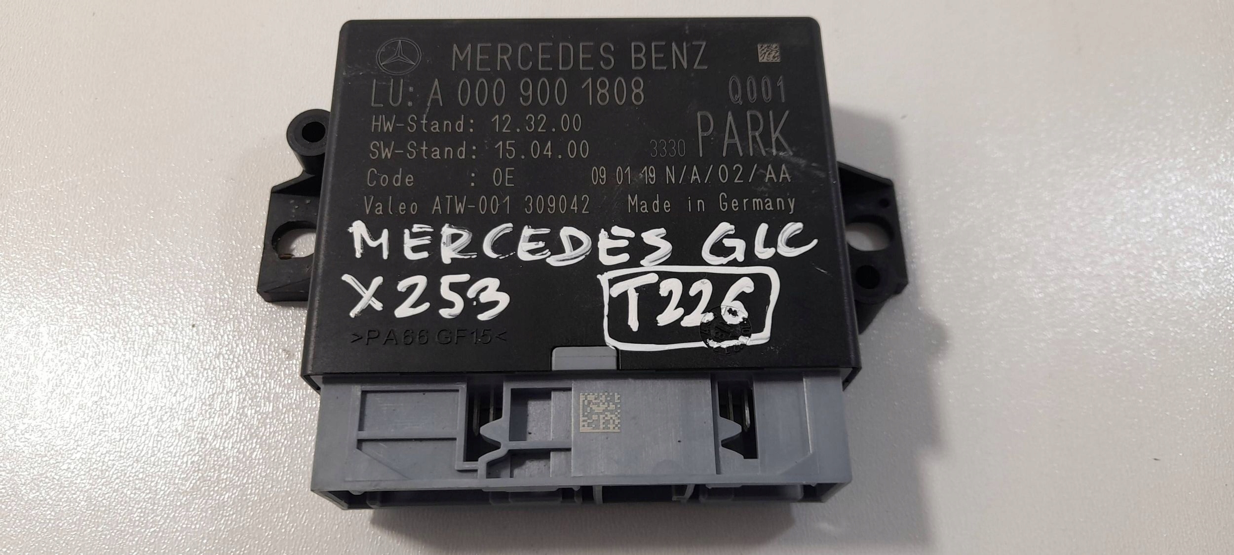 Mercedes-Benz GLC X253 C253 modulo PDC A0009001808 (T226)