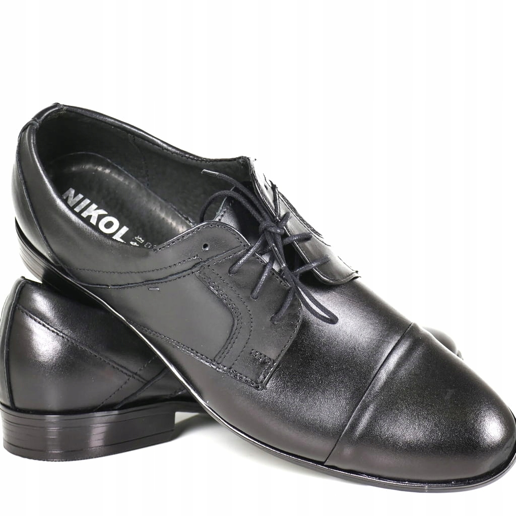 Černé Pánské Polobotky, Elegantní Klasické Šněrovací Boty 44