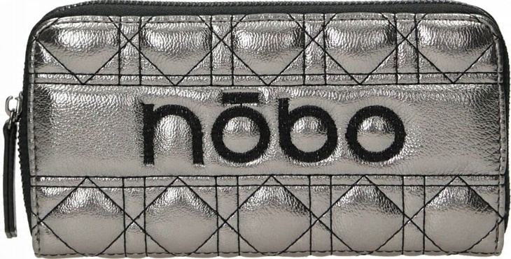 

P434 Nobo portfel damski piórnikowy pikowany zamek