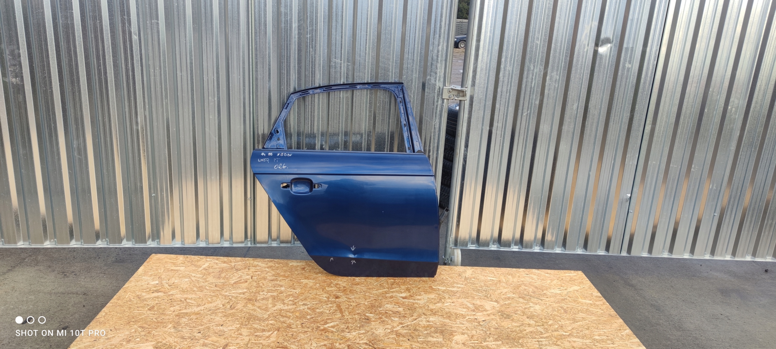 ДВЕРИ ПРАВЫЙ ЗАД. AUDI A4 B8 Lx5q СЕДАН ОРИГИНАЛ