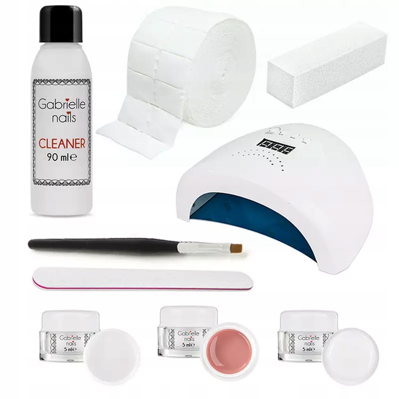 Sada na gel s 48W Led lampou a 3 gely 5 ml