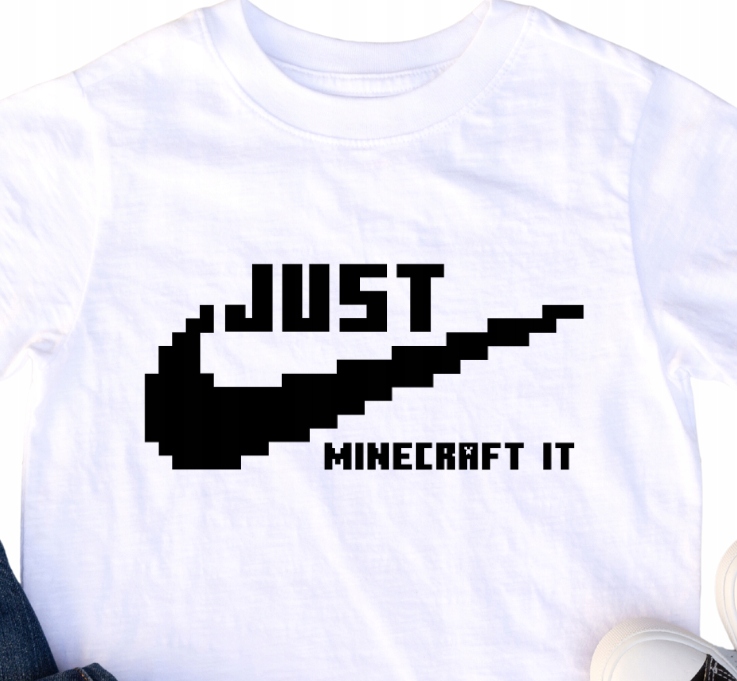 Dtf Transfer Naprasowanka Minecraft Just Mine